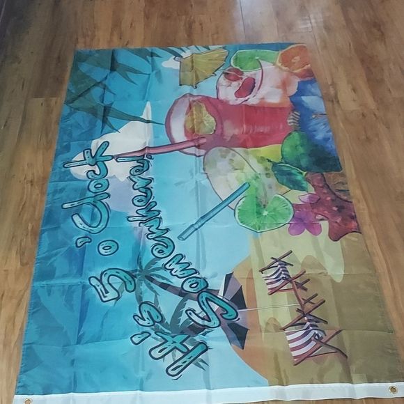 Anley Other - It's 5 o'clock somewhere flag NWOT